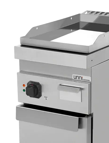 Elektrische Grillplatte - 400x700x850/900 mm - Chrome - 4,5 kW