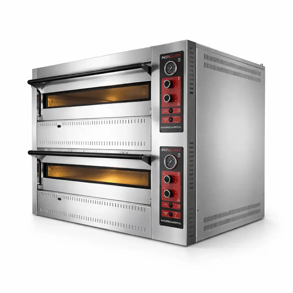 Gas Analog Pizza Oven - 6 + 6 x 30 cm