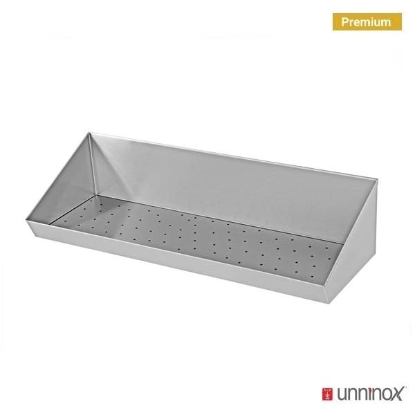 Edelstahl Pommes-Behälter 80x30xH20cm