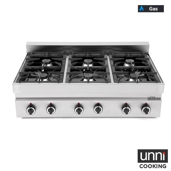 Gasherd - 1100x650x320/880 mm - 39 kW