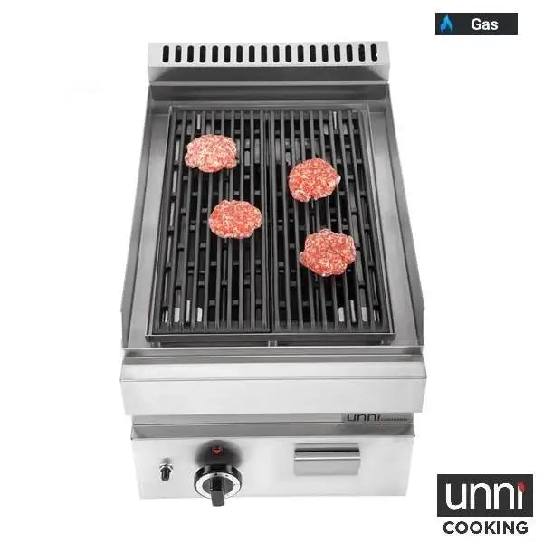 Gas Lava Stone Grill - 400x650x320 mm - 5.5 kW