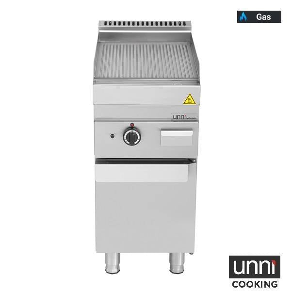 Gasgrillplatte – GERILLT - 400x650x320 mm - 5,7 kW