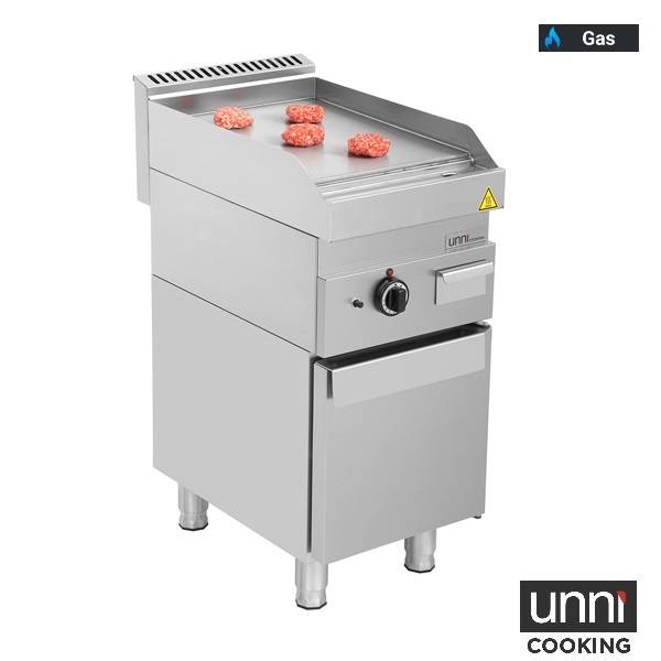 Gasgrillplatte – Glatt – 400x650x320 mm - 5,7 kW