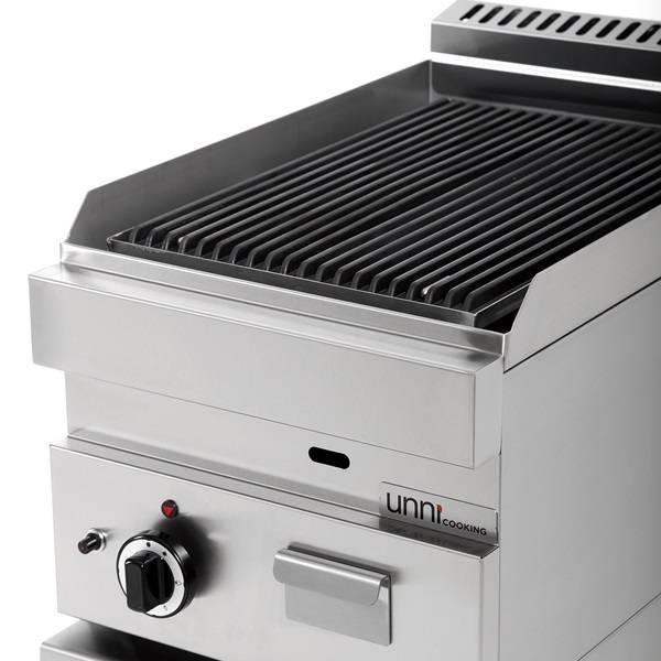 Gas Lava Stone Grill - 400x650x320 mm - 5.5 kW
