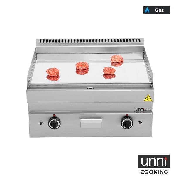 Gasgrillplatte - CHROM - 700x650x320 mm - 11,5 kW