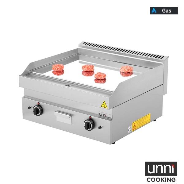 Gasgrillplatte - CHROM - 700x650x320 mm - 11,5 kW