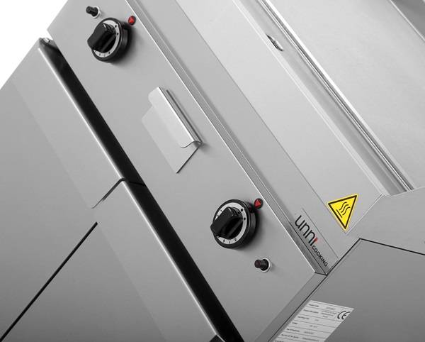 Gasgrillplatte – Glatt - 700x650x320/880 mm - 11,5 kW