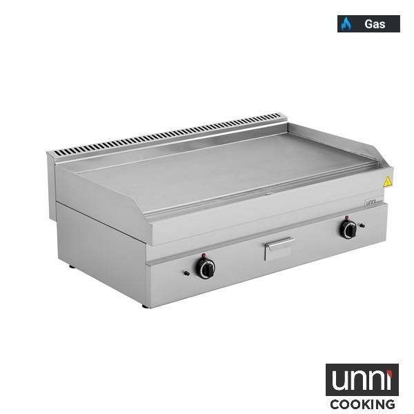 Gasgrillplatte – SMOOTH - 1100x650x320/880 mm - 12 kW