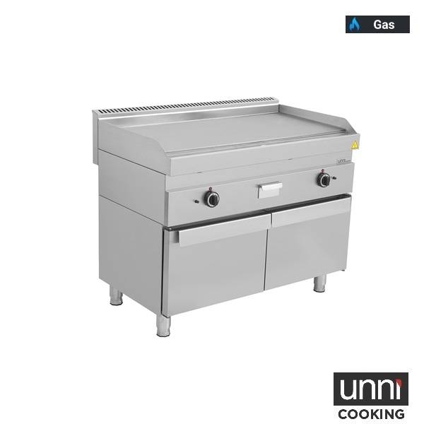 Gasgrillplatte – SMOOTH - 1100x650x320/880 mm - 12 kW