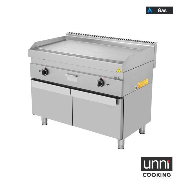 Gasgrillplatte – SMOOTH - 1100x650x320/880 mm - 12 kW