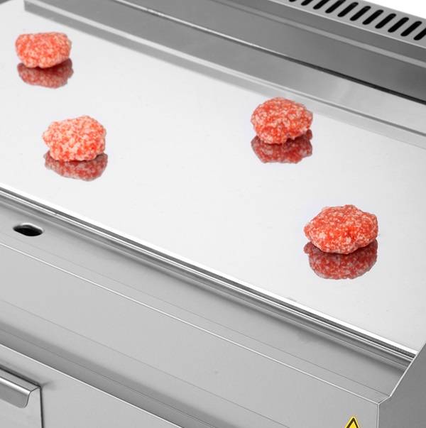 Gasgrillplatte – CHROM - 1100x650x320/880 mm - 12 kW