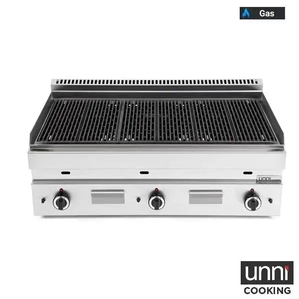 Gas Lava Stone Grill - 1020x650x320 mm - 16.5 kW