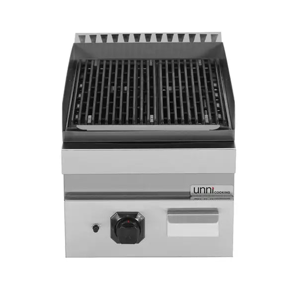 Gas-Lavasteingrill - 400x700x300/350 mm - 9 kW