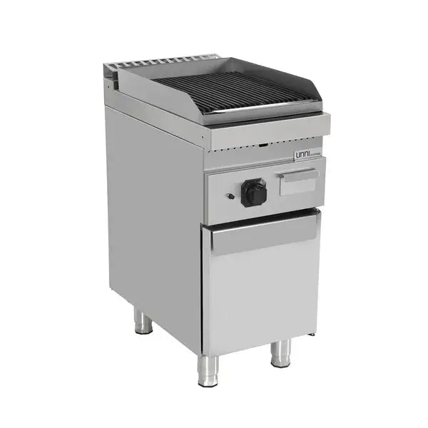 Gas-Lavasteingrill - 400x700x850/900 mm - 9 kW