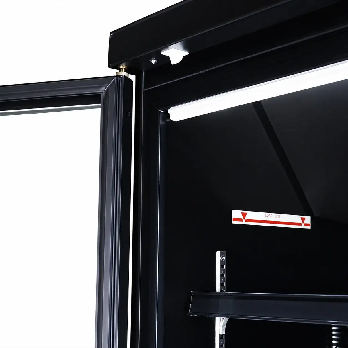 Tiefkühlschrank 3 Glastüren Schwarz JDE-1530F Bl **achtung, Es Liegt Ein Erhöhter Einschatlstrom Vor, Sodass Ein Leitungsschutzschalter Mit C-Charakteristik Erforderlich Ist.** - 1880x710x2003 mm - 1,05 kW - Gastro-Bedarf24 GmbH