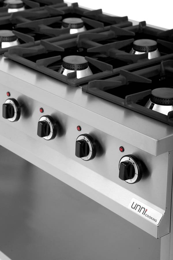 Gasherd - 1460x700x850/900 mm - 52 kW