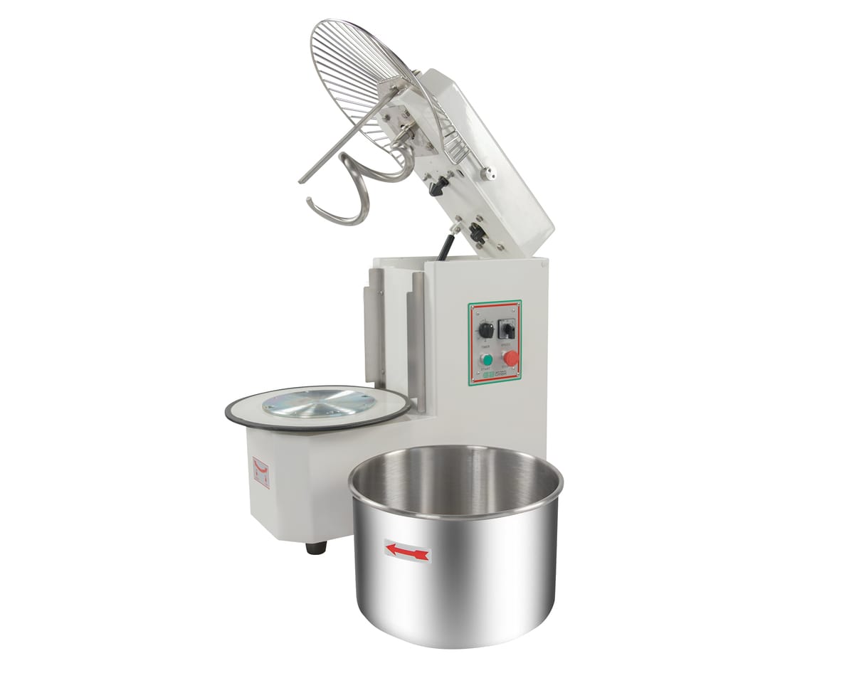 GB24 Teigknetmaschine mit abnehmbaren Kessel 30 Liter / 2 Geschwindigkeitsstufen – 400 Volt