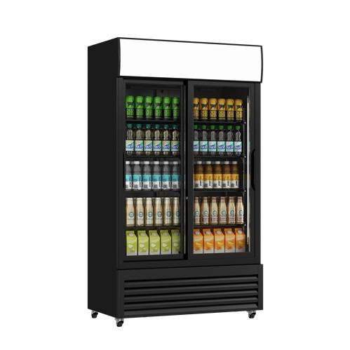 Refrigerator with glass sliding doors – 760L