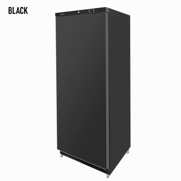 Gefrierschrank SCHWARZ | 600L | -18°C bis -23°C | Statische Kühlung