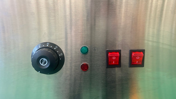 Bain-Marie-Theke – 4x GN 1/1 – 153 × 82 × 85,5 cm