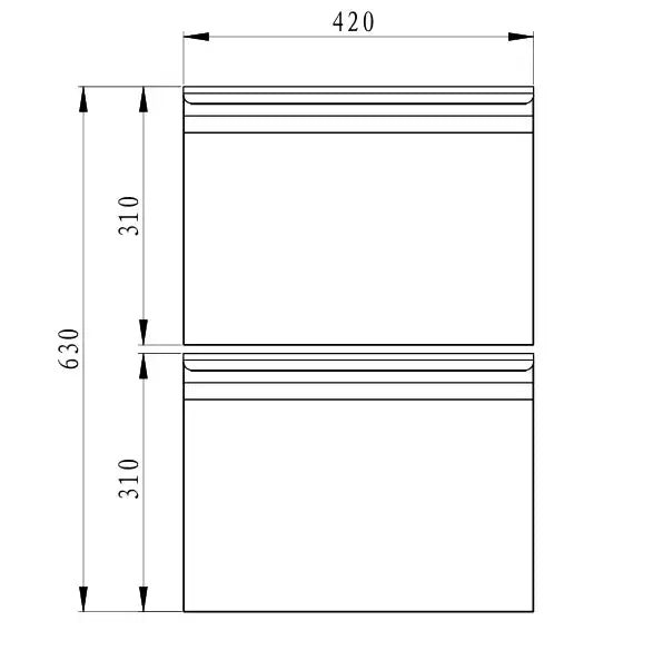 DRAWER SET 1/2 STANDARD