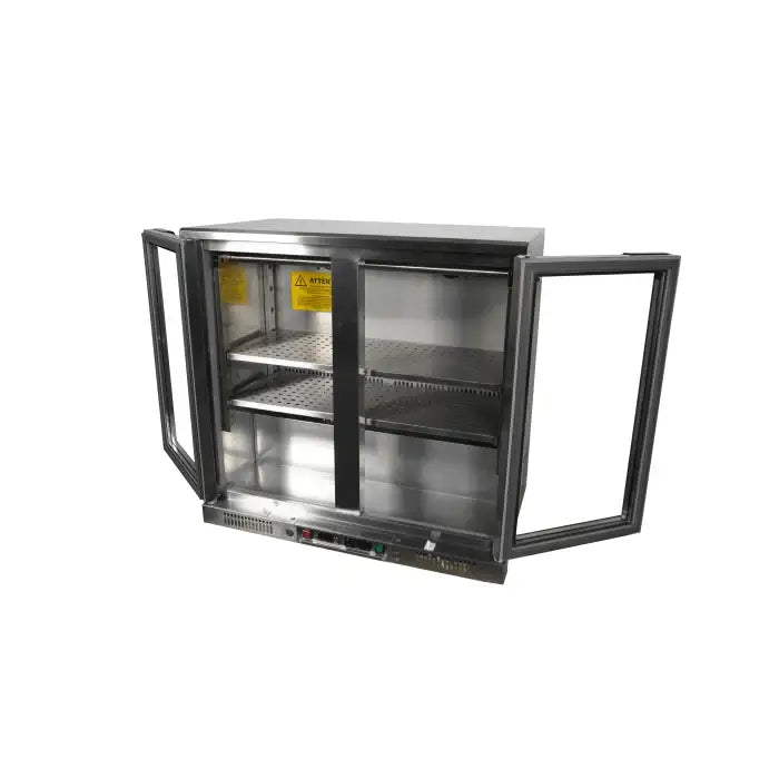 Dry Aging - Fleischreifeschrank - 198 Liter - 2 Glastüren - 920x550x910 mm - Gastro-Bedarf24 GmbH