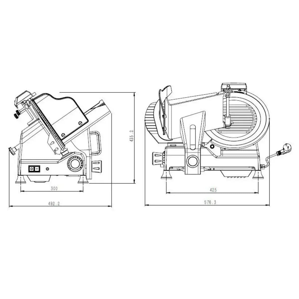 EASYLINE Aufschnittmaschine 300 - Gastro-Bedarf24 GmbH