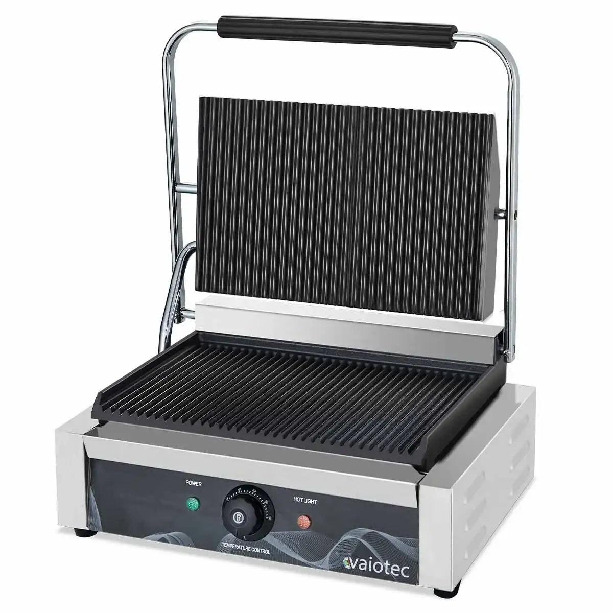 EASYLINE Elektro Kontaktgrill Breite 430 mm, oben & unten gerillt - Gastro-Bedarf24 GmbH