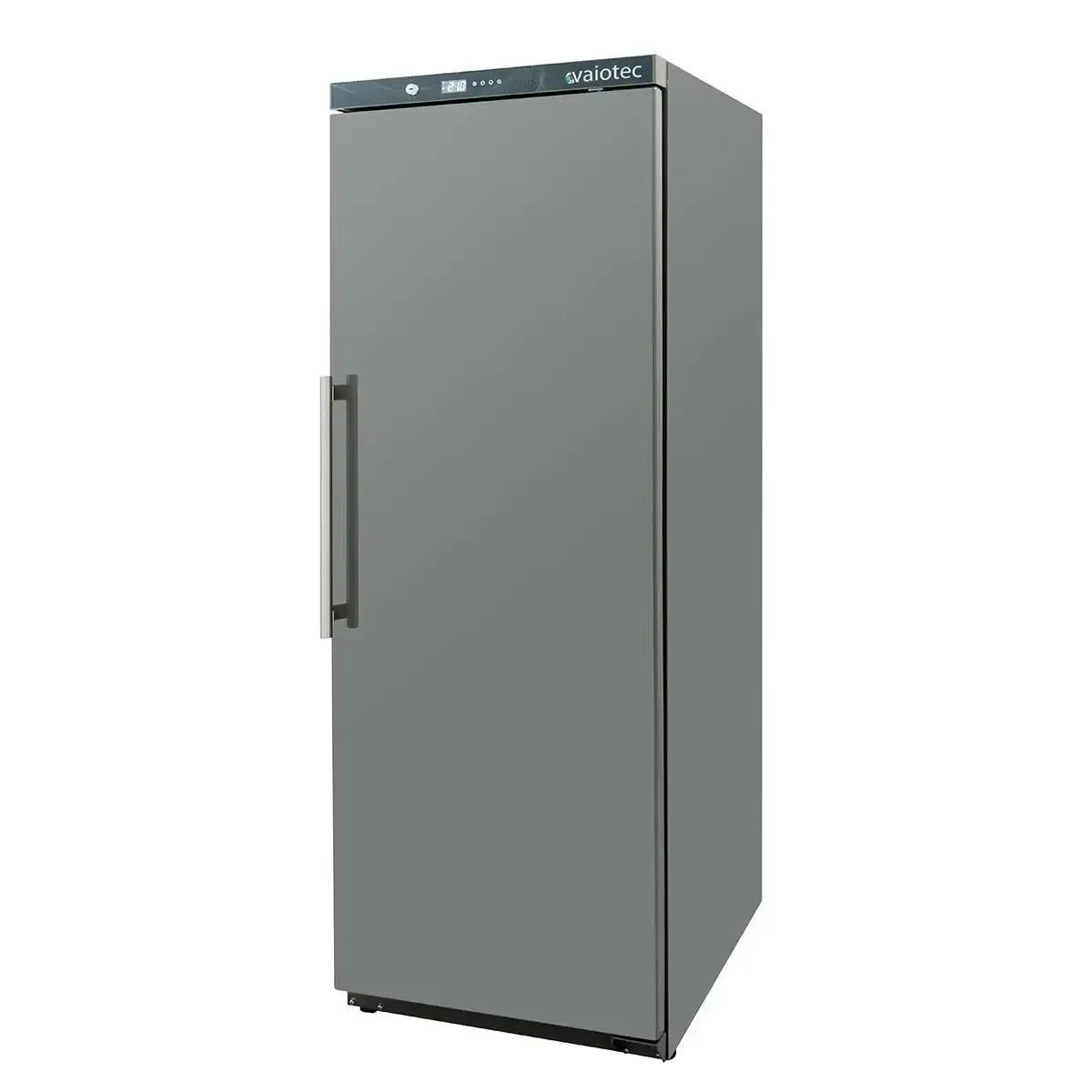Professioneller Edelstahl-Kühlschrank für Gastronomie mit digitaler Anzeige und robustem Design