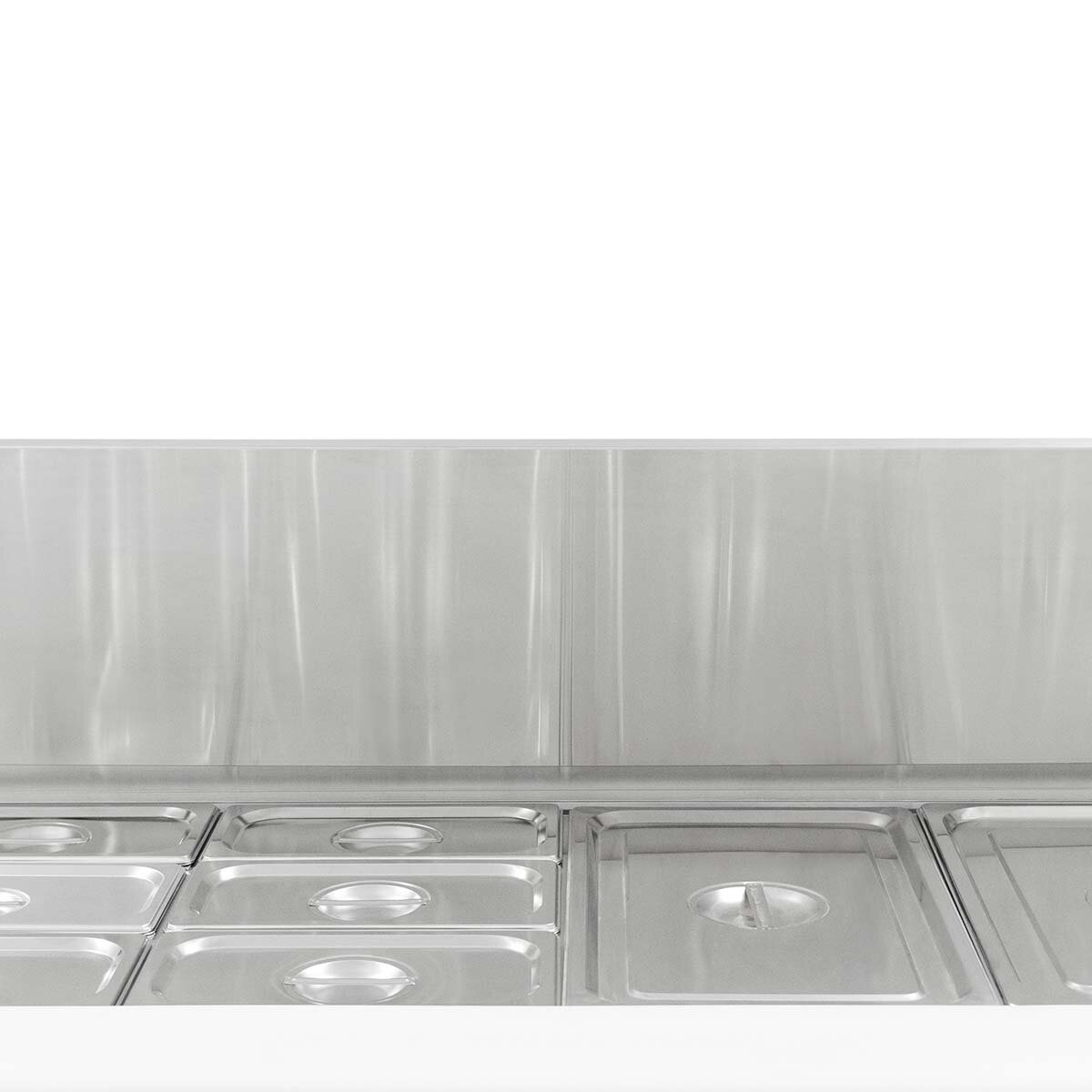 EASYLINE Saladette 700 / 3 - fach mit Klappdeckel - Gastro - Bedarf24