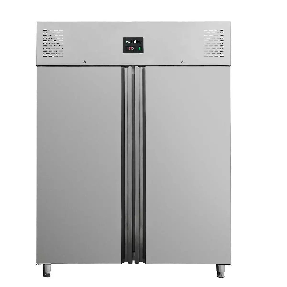 Edelstahl-Kühlschrank mit Doppeltür für Gastronomie, professionelle Kühlung