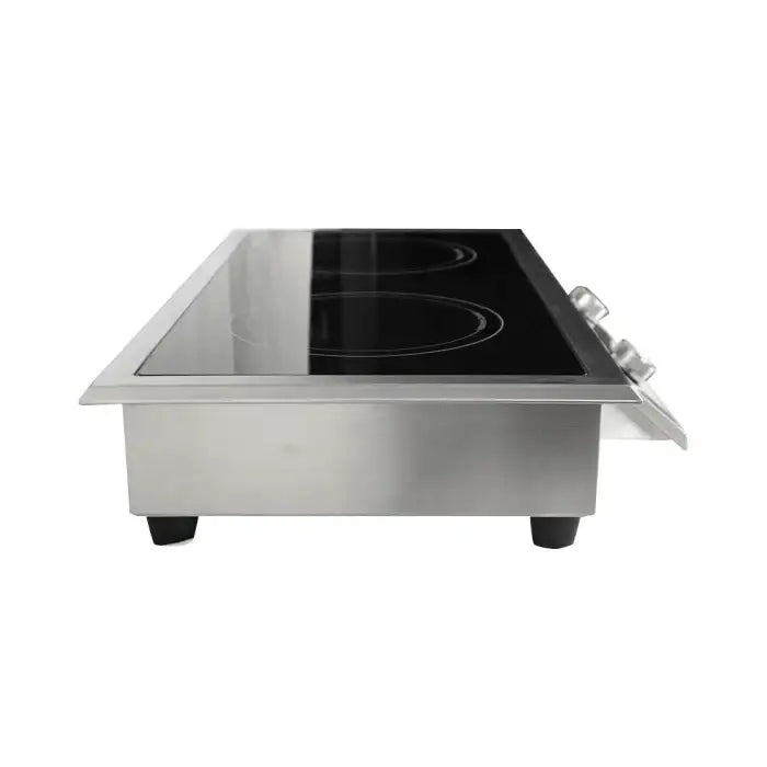 Einbau Induktionsherd 2 Zonen - 712x382x115 mm - 7 kW - Gastro-Bedarf24 GmbH