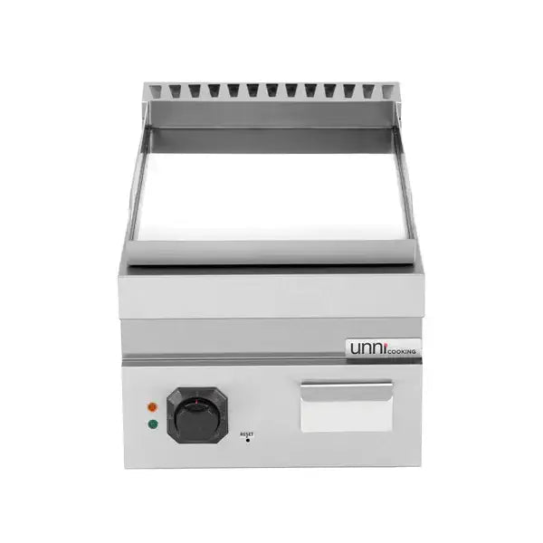 Elektrische Grillplatte - 400x700x350 mm – Chrom - Gastro-Bedarf24 GmbH