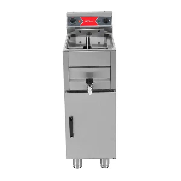 Elektro Fritteuse 10 Liter - 325x650x850/900 mm - 9 kW - Gastro-Bedarf24 GmbH