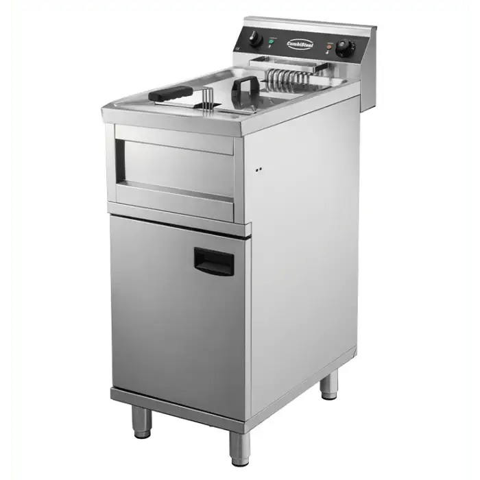 Elektro Fritteuse - 12 Liter - 400x700x850 mm - 6 kW - Gastro-Bedarf24 GmbH