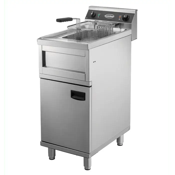 Elektro Fritteuse - 12 Liter - 400x700x850 mm - 6 kW - Gastro-Bedarf24 GmbH