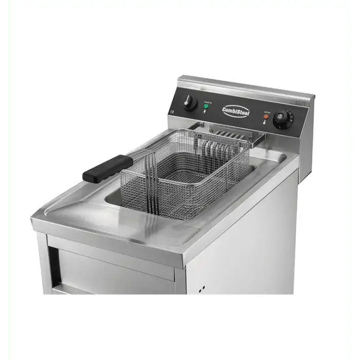 Elektro Fritteuse - 12 Liter - 400x700x850 mm - 6 kW - Gastro-Bedarf24 GmbH