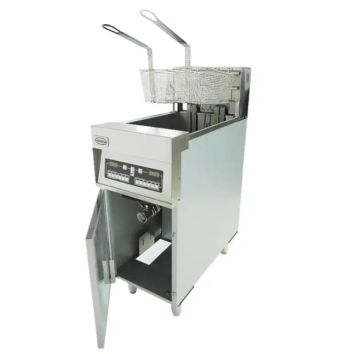 Elektro Fritteuse - 25 Liter - 400x800x1180 mm - 18 kW - Gastro-Bedarf24 GmbH