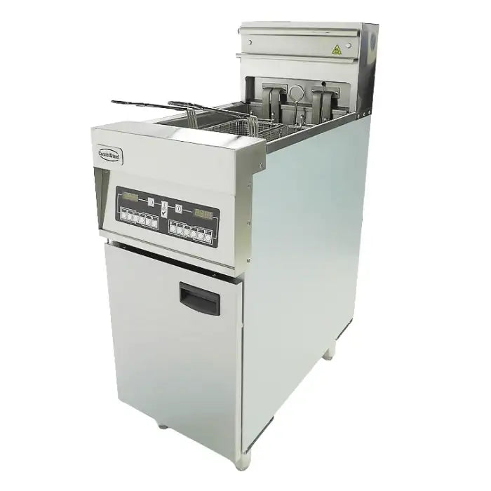 Elektro Fritteuse - 25 Liter - 400x800x1180 mm - 18 kW - Gastro-Bedarf24 GmbH