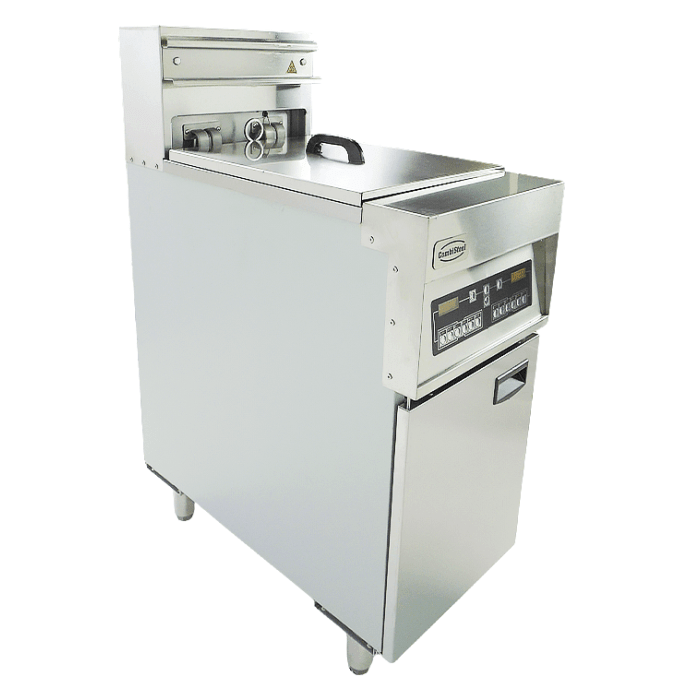 Elektro Fritteuse - 25 Liter - 400x800x1180 mm - 18 kW - Gastro-Bedarf24 GmbH