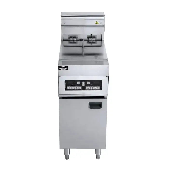 Elektro Fritteuse - 2x12,5 Liter - 400x800x1180 mm - 18 kW - Gastro-Bedarf24 GmbH