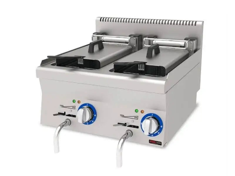 Elektro Fritteuse - 2x9 lt. - 15 kW - Premium Serie 600