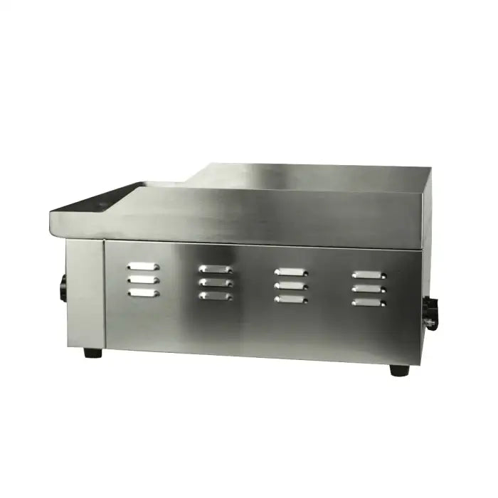 Elektro-Grillplatte - Gerillt - 360x450x220 mm - 2 kW - Gastro-Bedarf24 GmbH