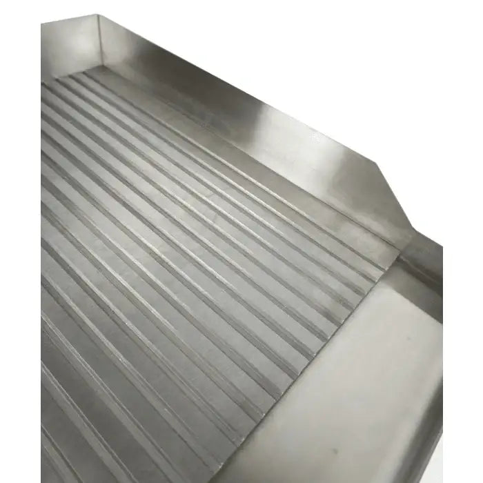 Elektro-Grillplatte - Gerillt - 360x450x220 mm - 2 kW - Gastro-Bedarf24 GmbH