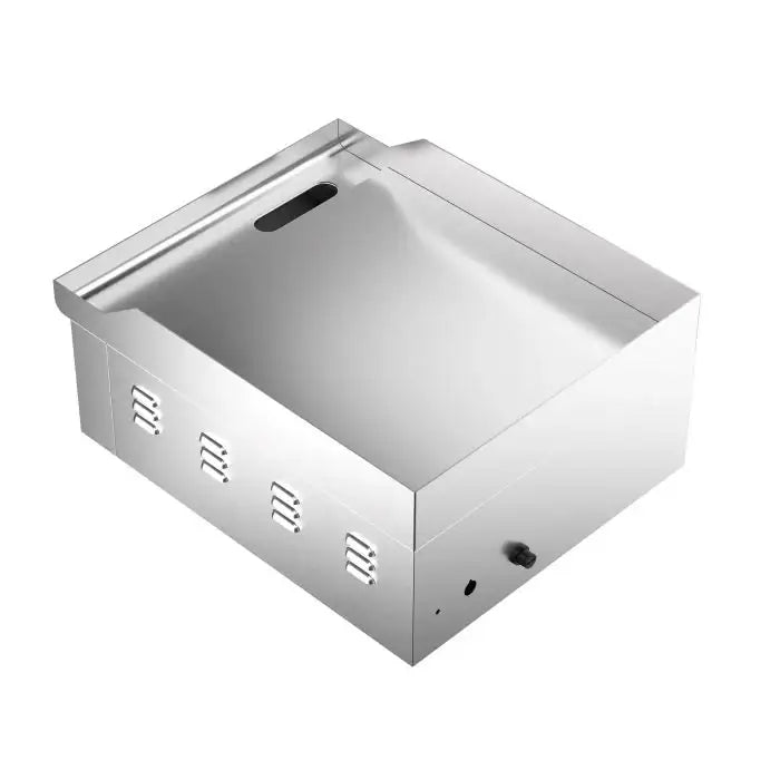 Elektro-Grillplatte - Glatt - 360x450x220 mm - 2 kW - Gastro-Bedarf24 GmbH