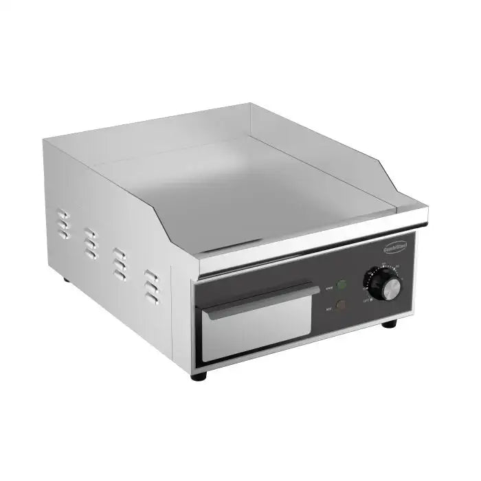 Elektro-Grillplatte - Glatt - 360x450x220 mm - 2 kW - Gastro-Bedarf24 GmbH