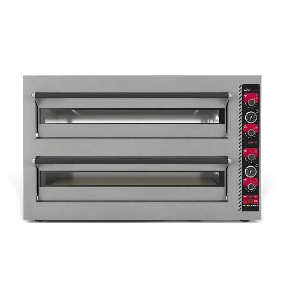 Elektro Pizzaofen - 6+6 x 30 cm - Breitversion - Gastro - Bedarf24