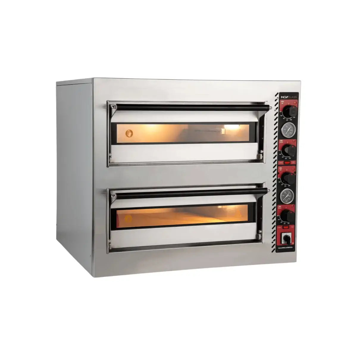 Elektro Pizzaofen Analog - 4 +4 x 30 cm - Gastro-Bedarf24 GmbH
