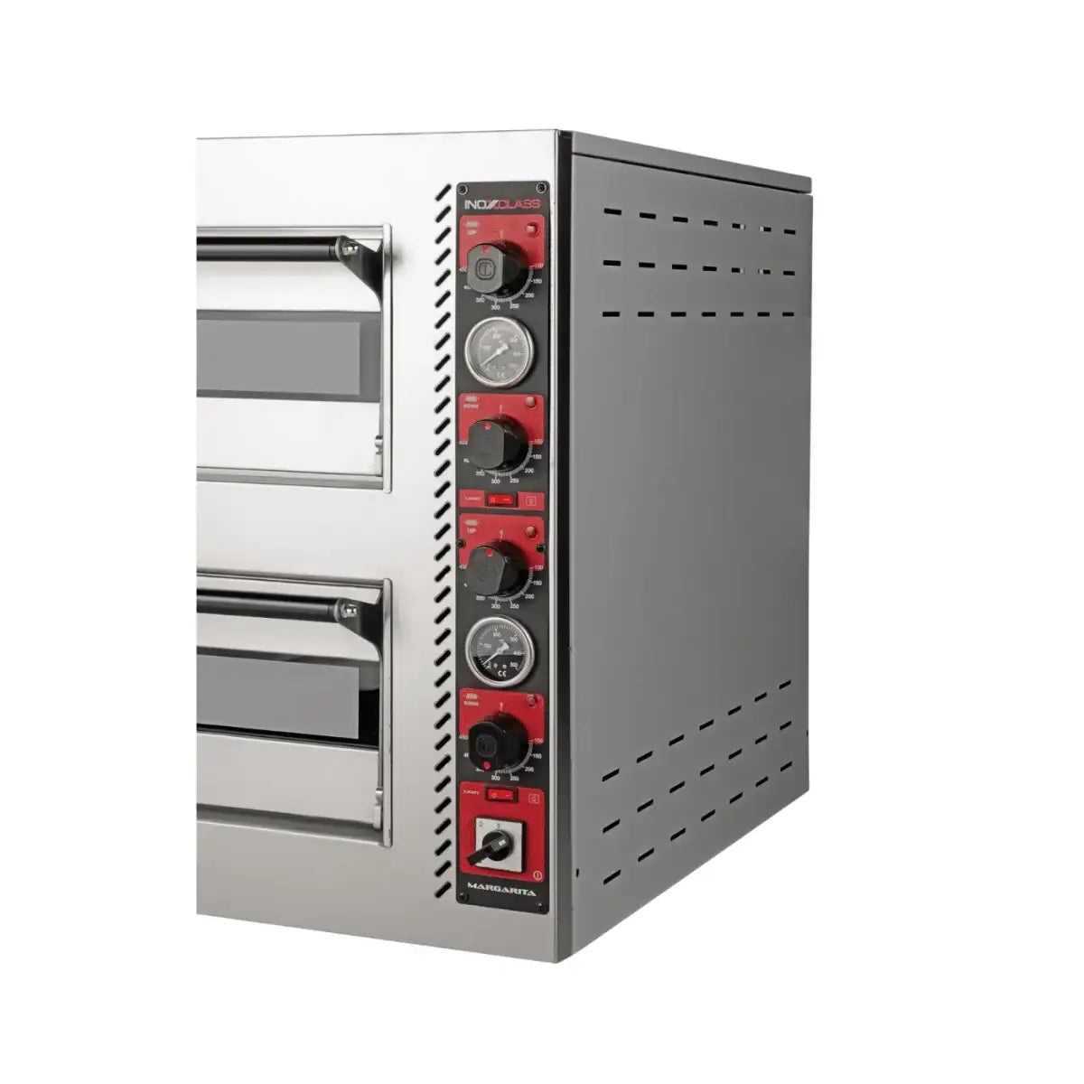 Elektro Pizzaofen Analog - 4 + 4 x 33 cm - Gastro-Bedarf24 GmbH