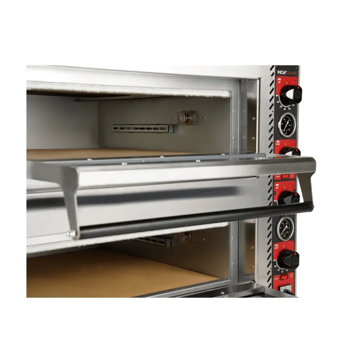 Elektro Pizzaofen Analog - 4 + 4 x 33 cm - Gastro-Bedarf24 GmbH
